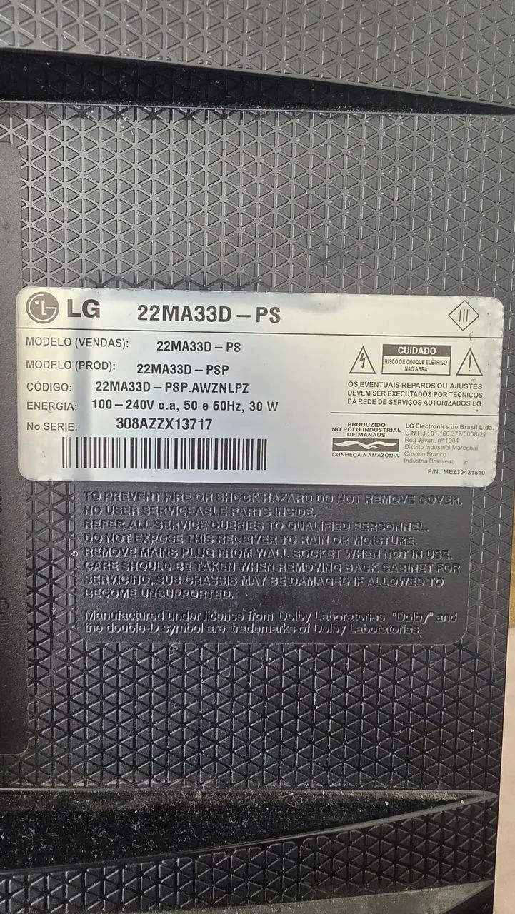 Monitor/TV lg 22 polegadas - Foto 4