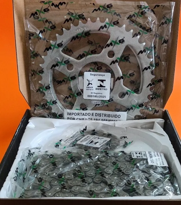 KIT RELAÇÃO SUZUKI YES 125/CARGO 125, SUZUKI GS 125, INTRUDER 125