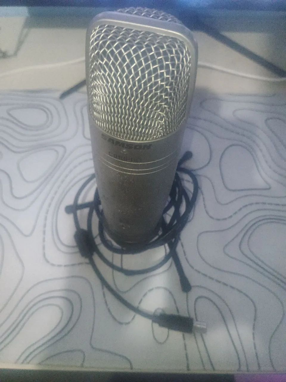 ? MICROFONE SAMSON CONDENSER USB ?451035417931294722