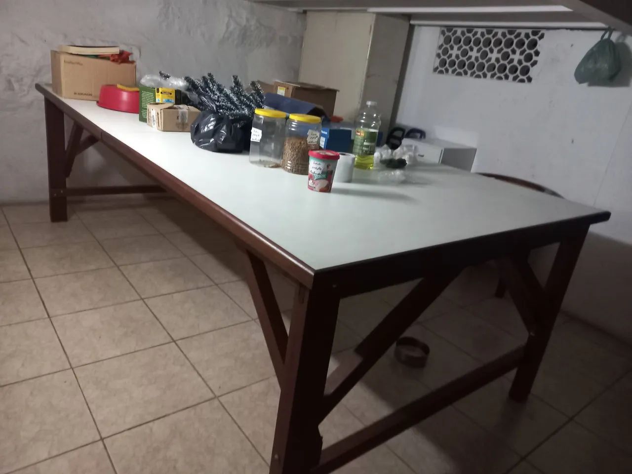 Mesa nova de madeira - Foto 3