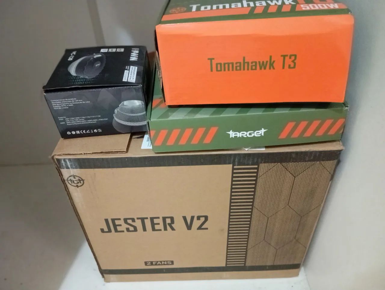 CPU com peças novas