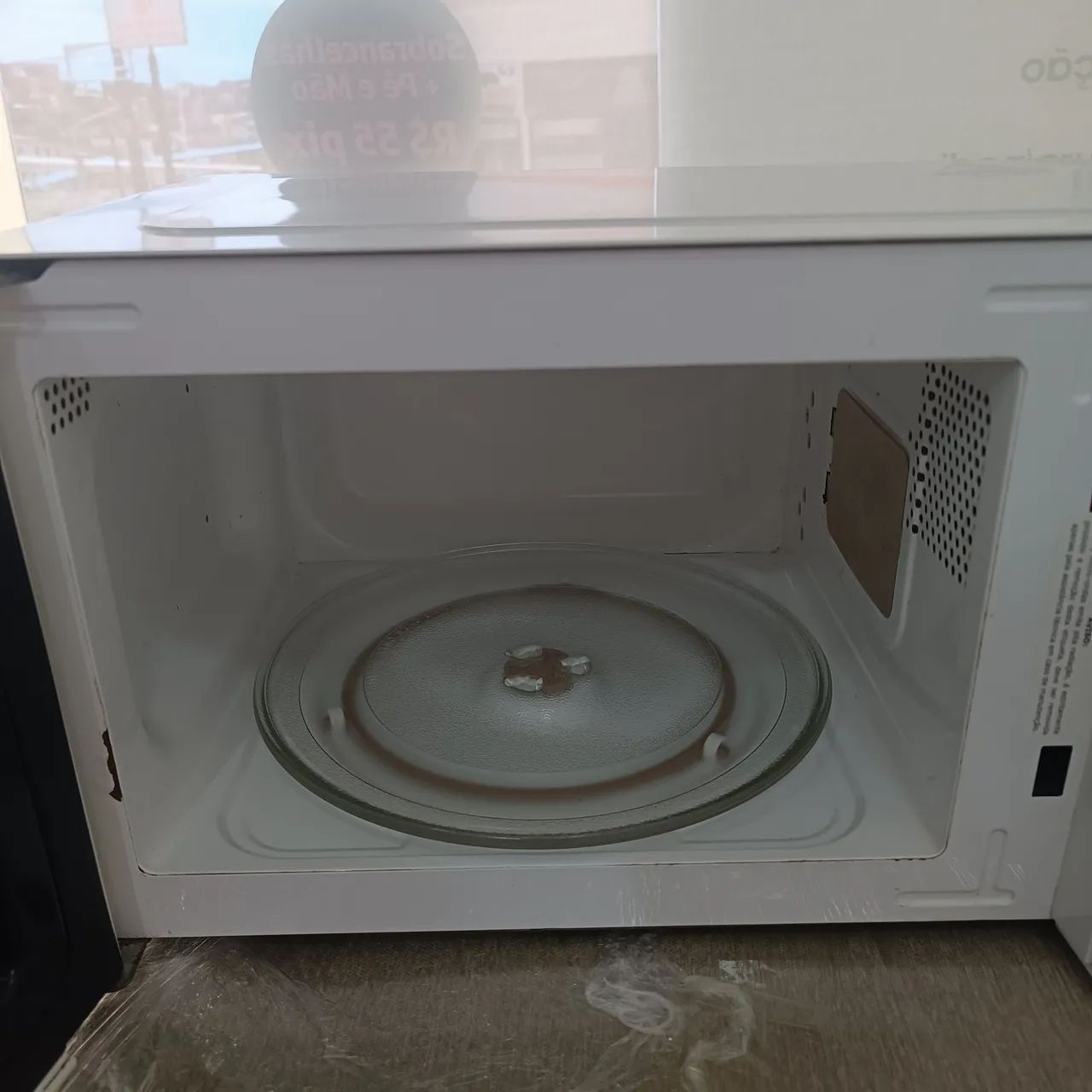 Microondas Philco, branco ,funcionando perfeitamente - Foto 3