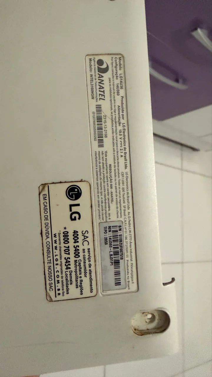 Notebook LG 14U36 Celeron N3150 Para peças - Foto 4