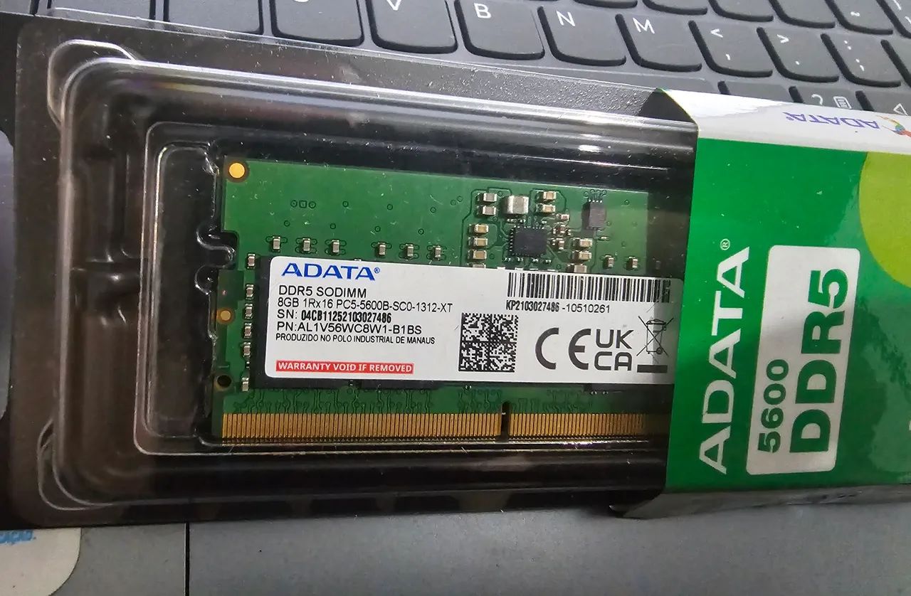 ADATA Memória notebook RAM 8GB DDR5 5600