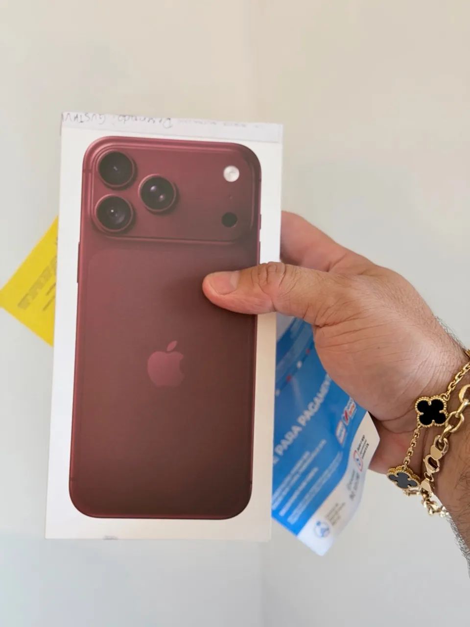 iPhone 18 pro Max 512 bordo lacrado com nota 