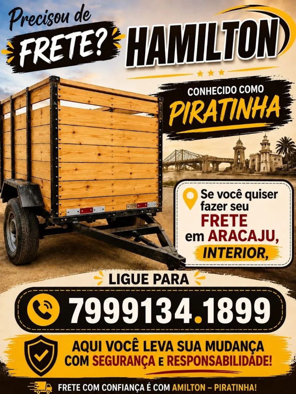 Frete e mudança 