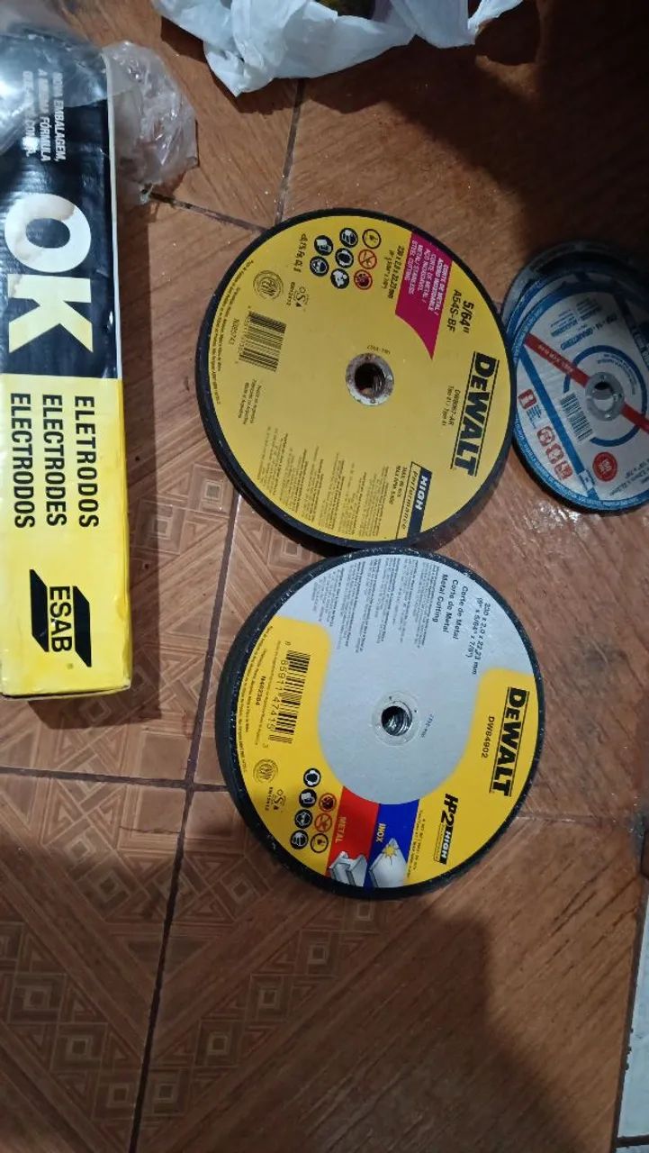 Disco de corte e eletrodo 