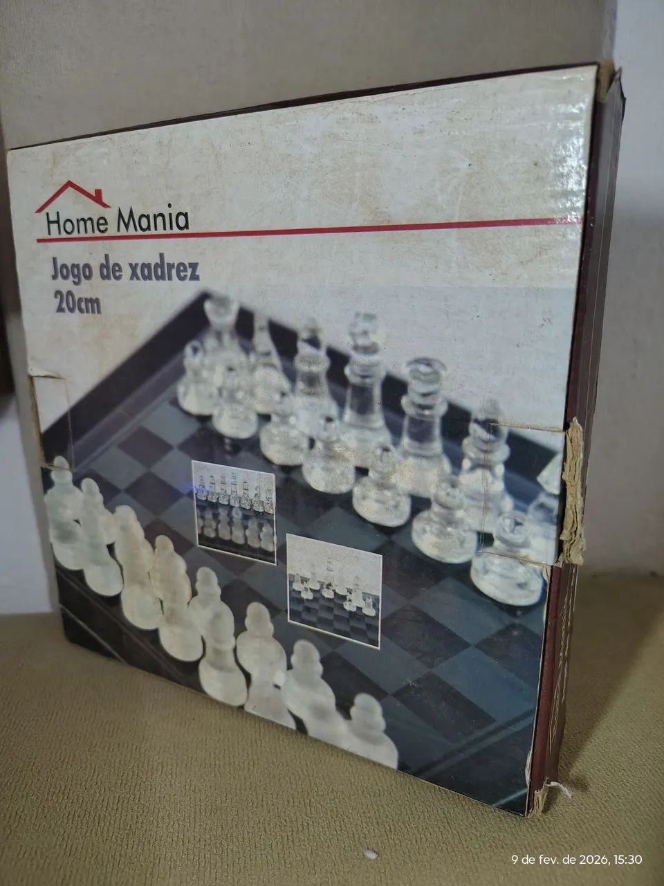 Jogo de xadrez de vidro - Foto 2