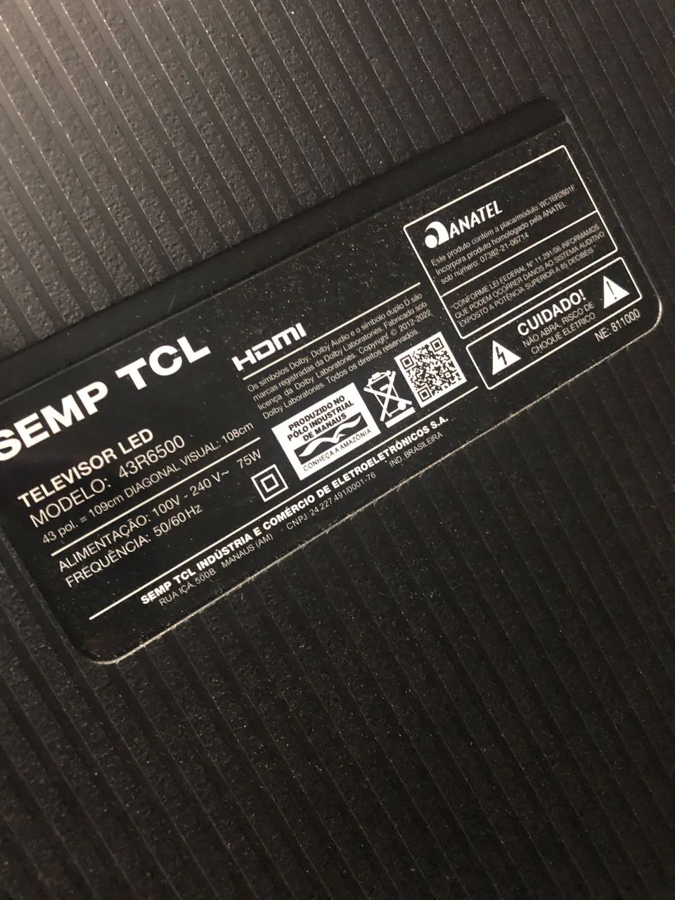 Tv Semp roku smart 43 polegadas - Foto 3