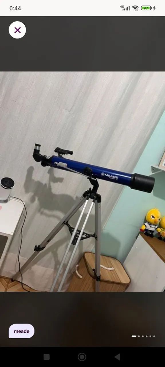 Telescópio meade 70mm