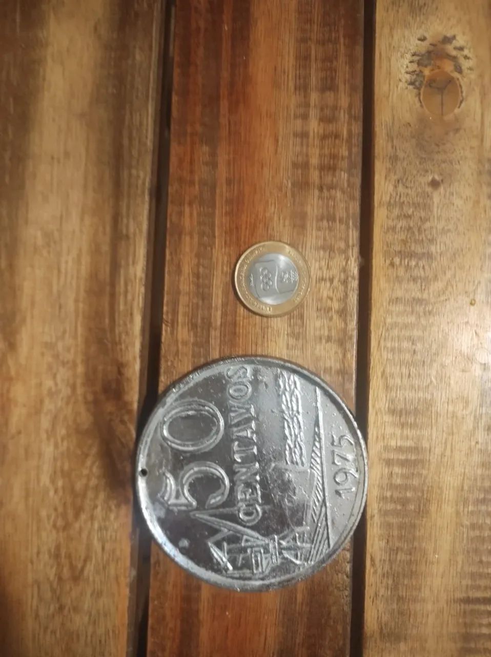 Chaveiro ITU moeda 50 centavos  - Foto 2