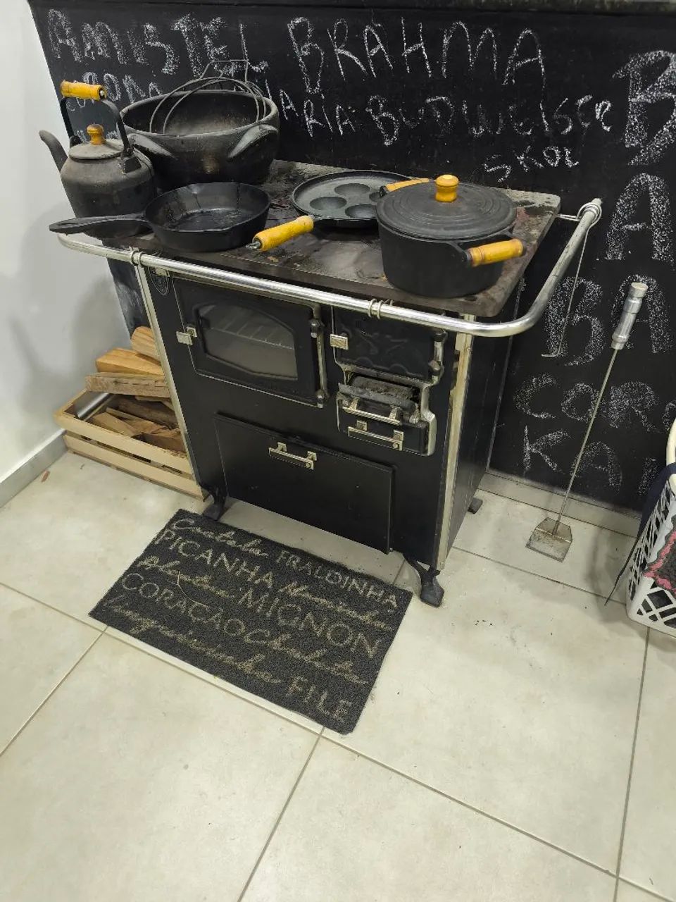 Fogão lenha pinhal