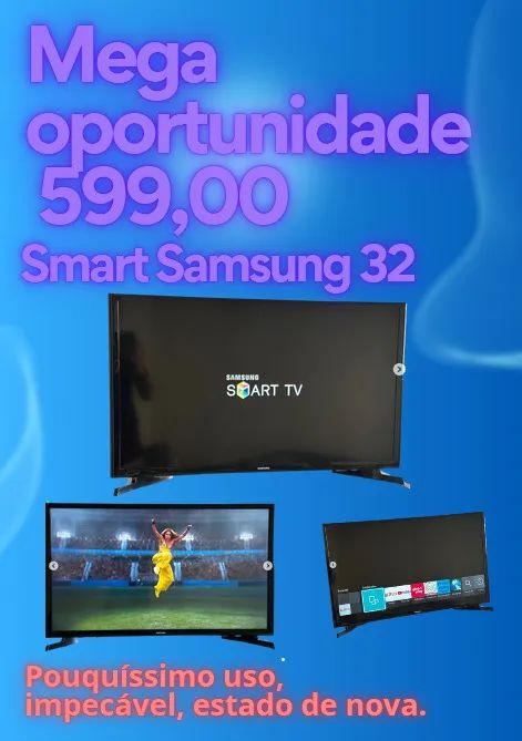 Mega oportunidade TV Samsung Smart 32