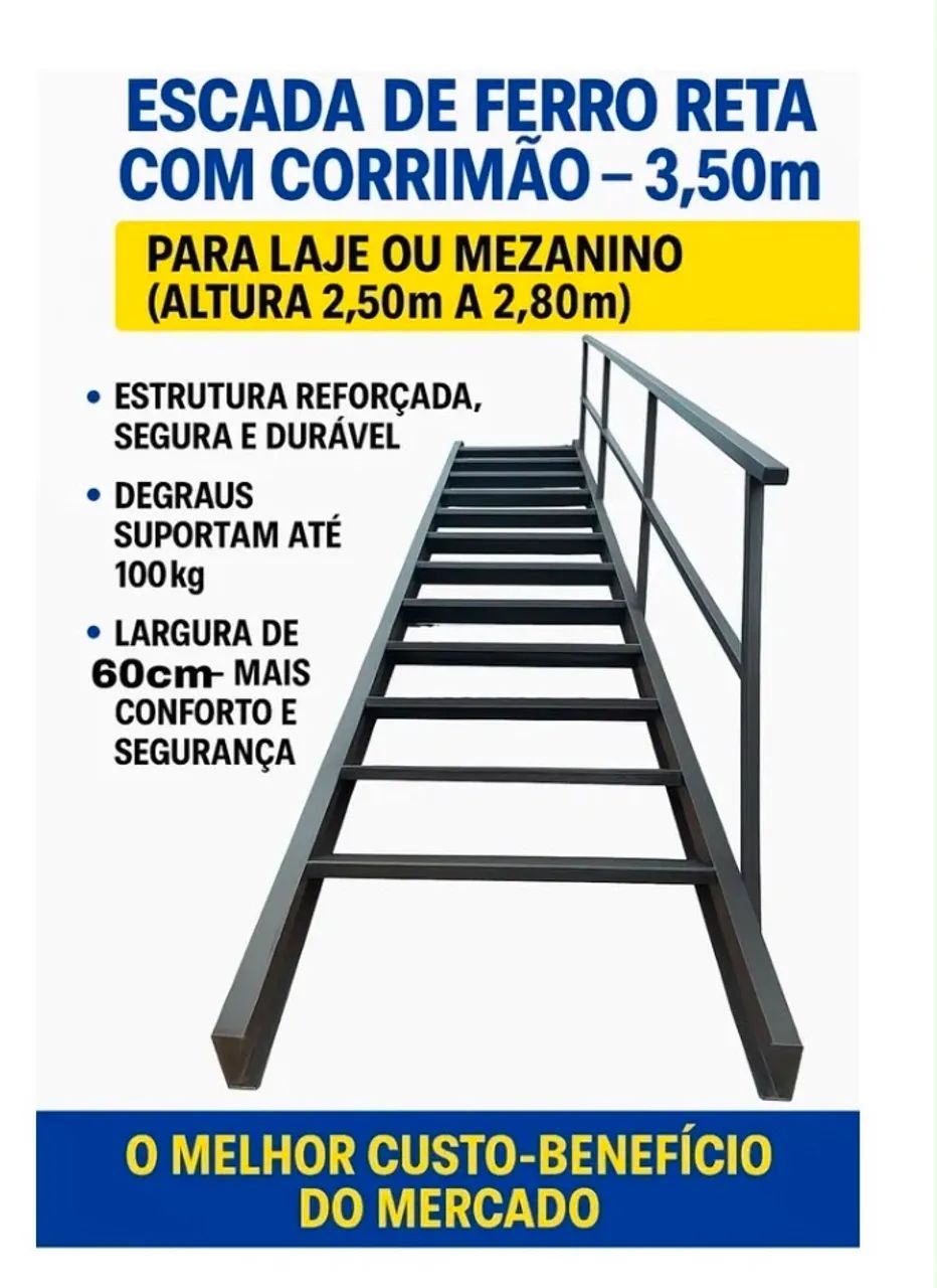 Escada de ferro  - Foto 4