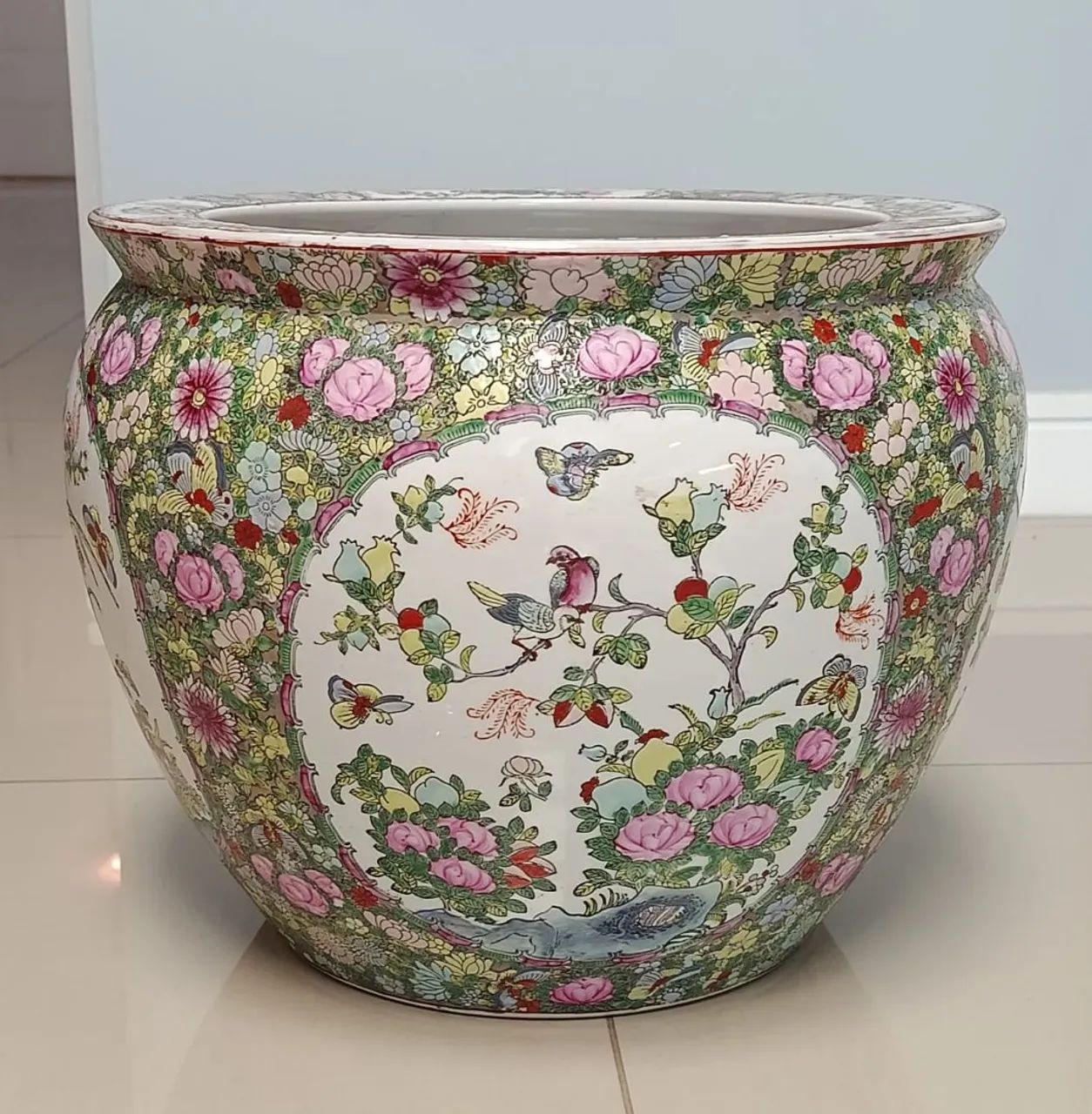 Cachepot de louça pintada - Foto 5