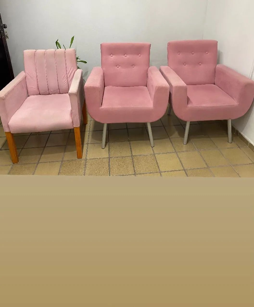 Vendo 3 cadeiras poltrona 
