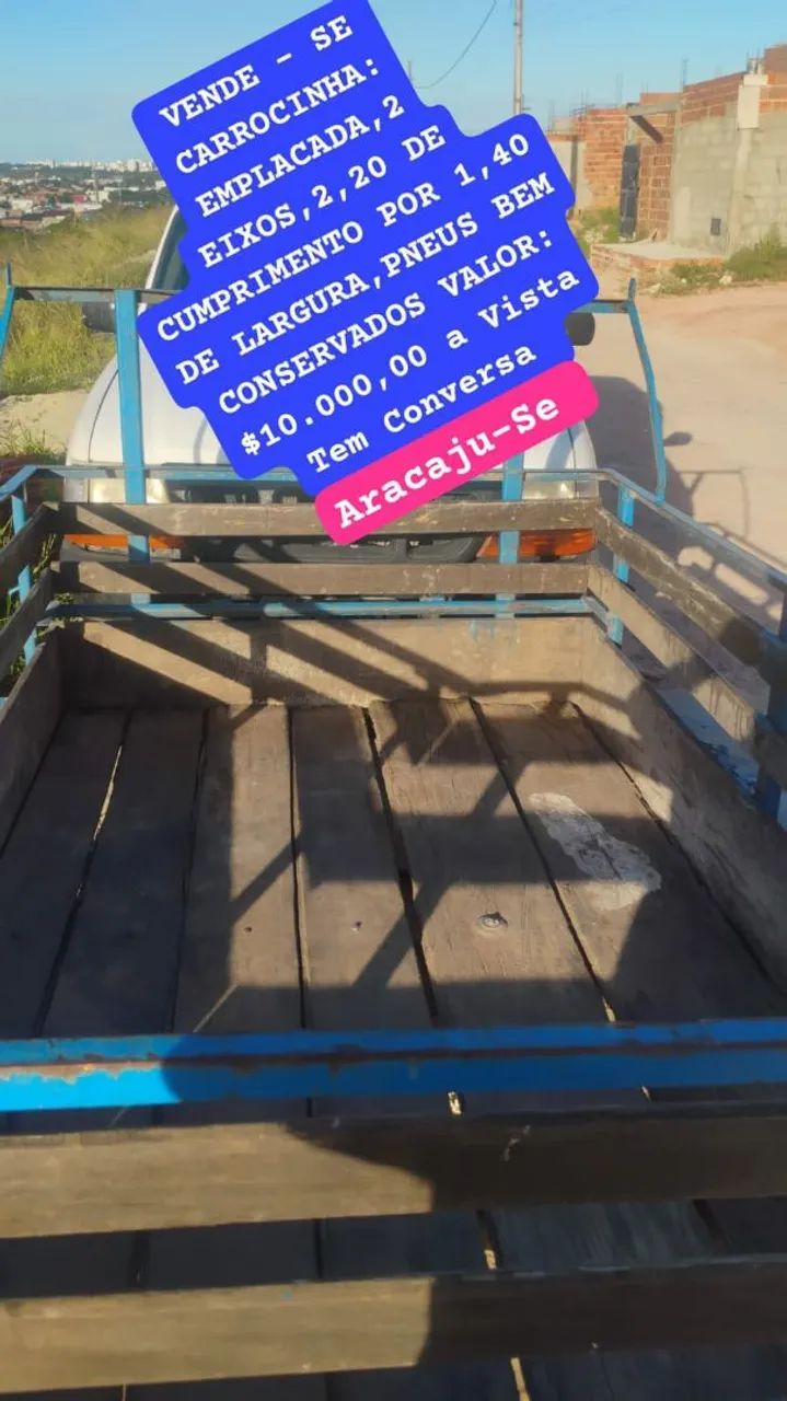 CARROCINHA EMPLACADA 