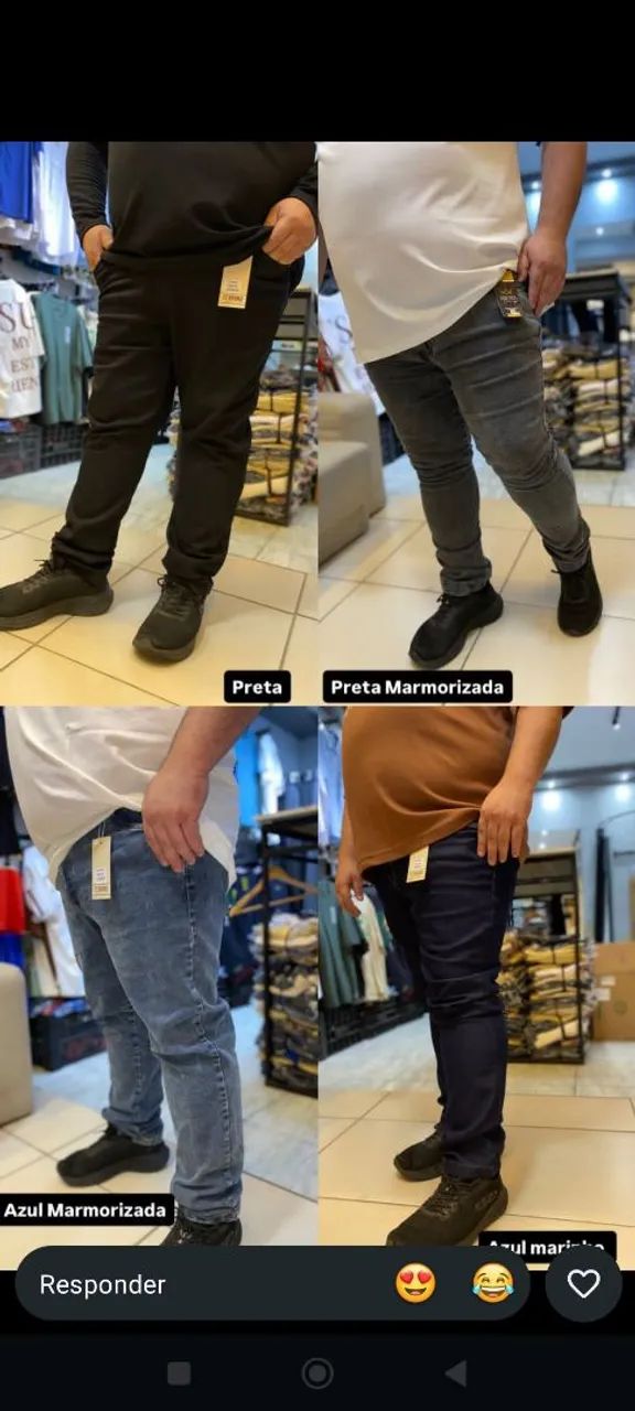calças plus sizes do 48 ao 64