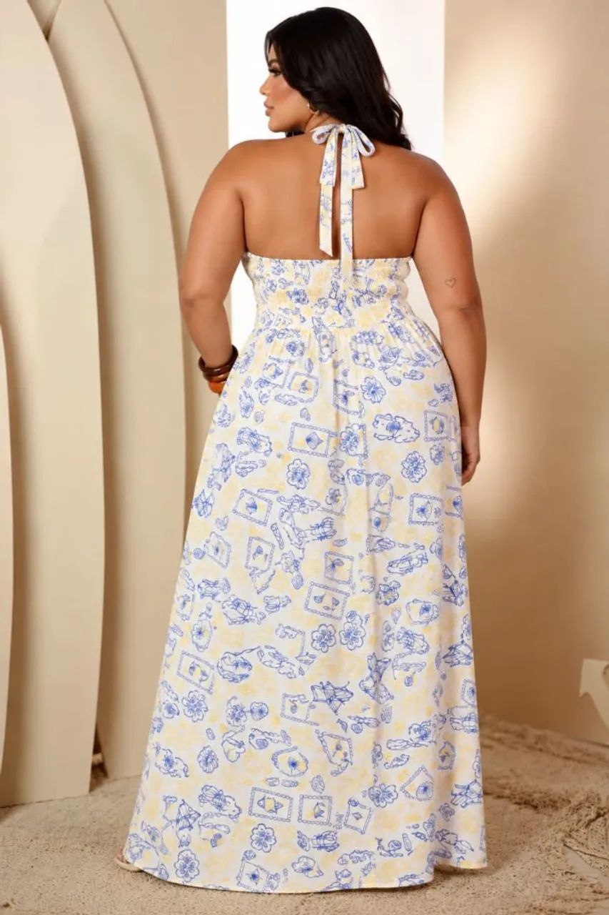 VESTIDO<br>COM ELÁSTEC NAS COSTAS - Foto 2