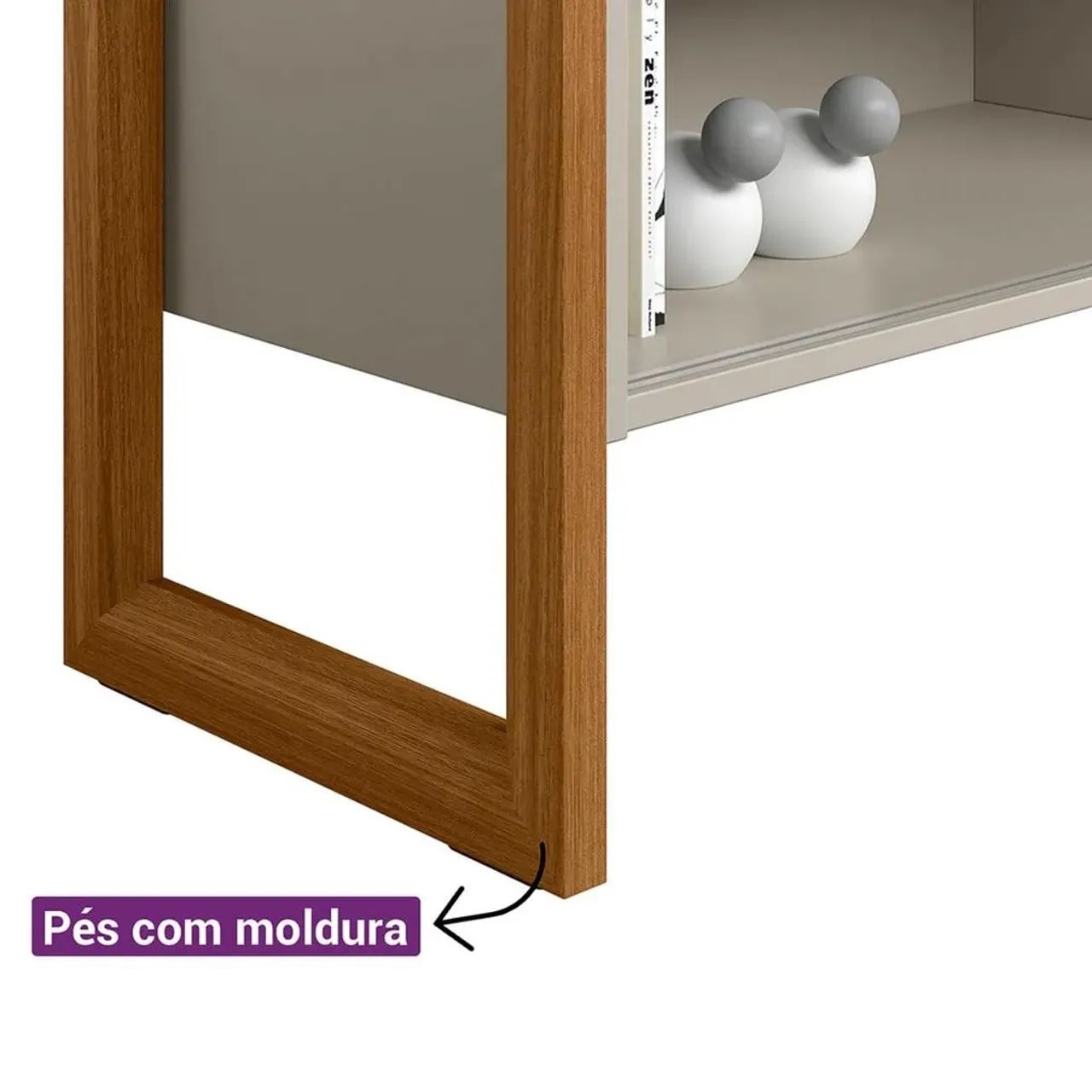 Rack Gold Linea Brasil, ideal para TVs até 55 Polegadas - Entrega Imediata; - Foto 3