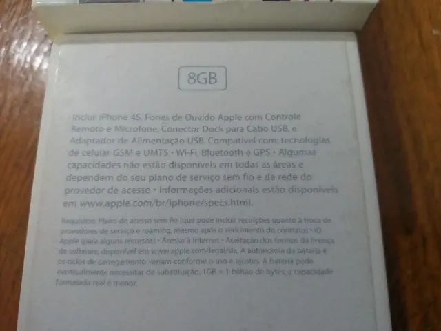 Iphone 4S Branco 8GB  - Foto 3