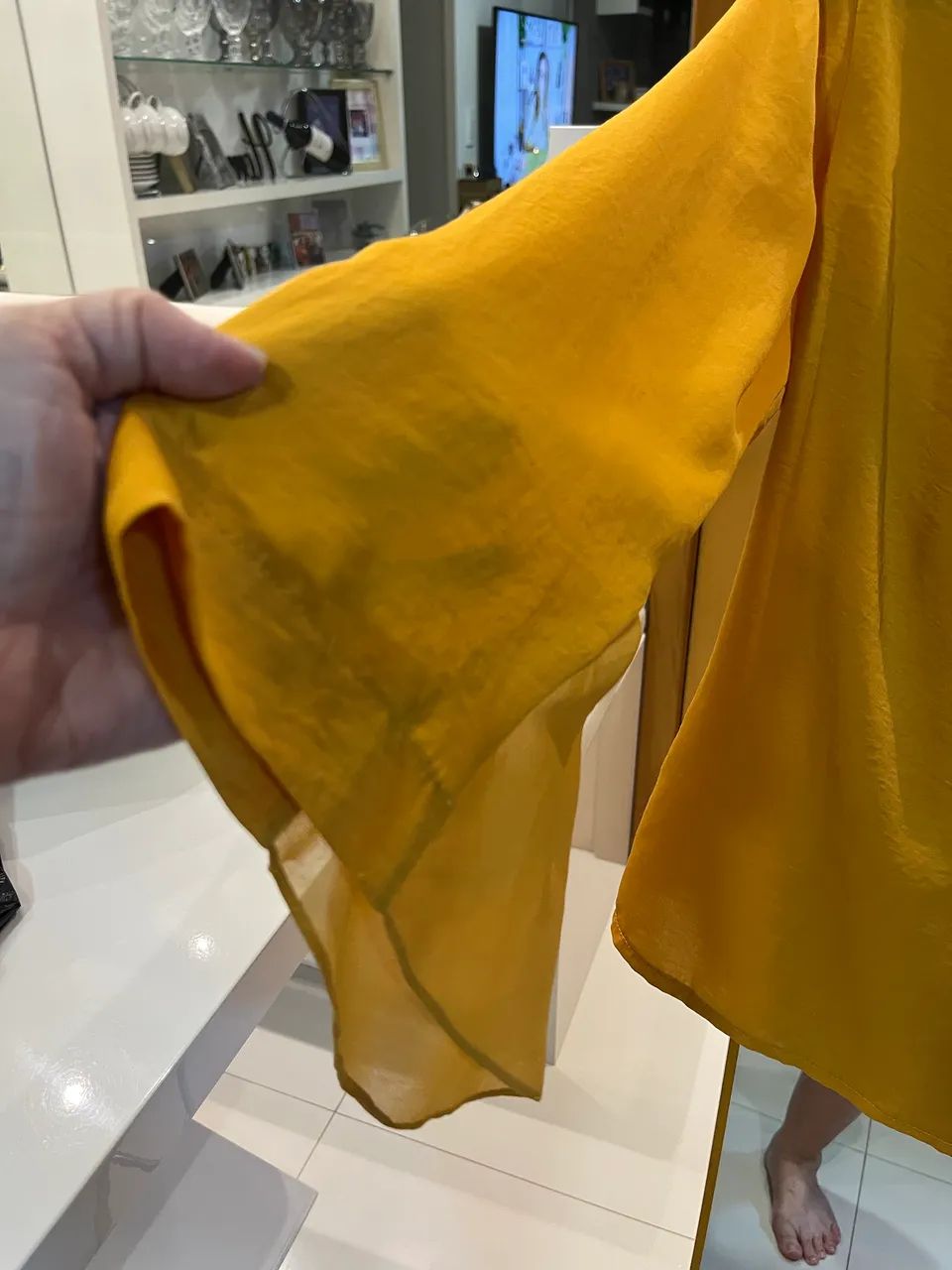 Blusa de manga longa mostarda - Foto 2