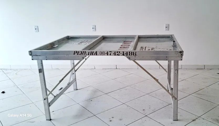 Barraca tabuleiro para ferro alumínio 