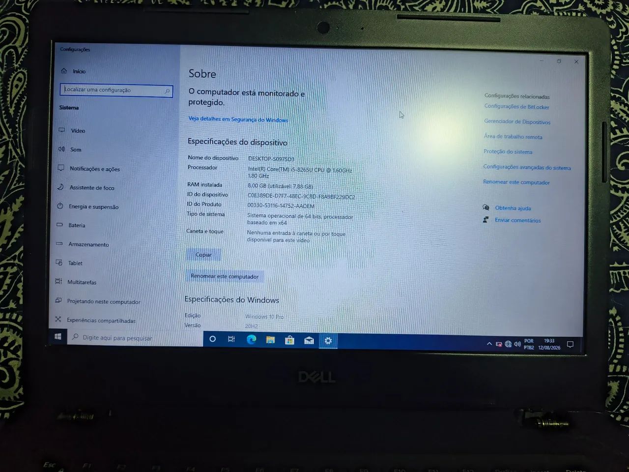 Notebook Dell vostro 14 i5 8° ssd 256 - Foto 4