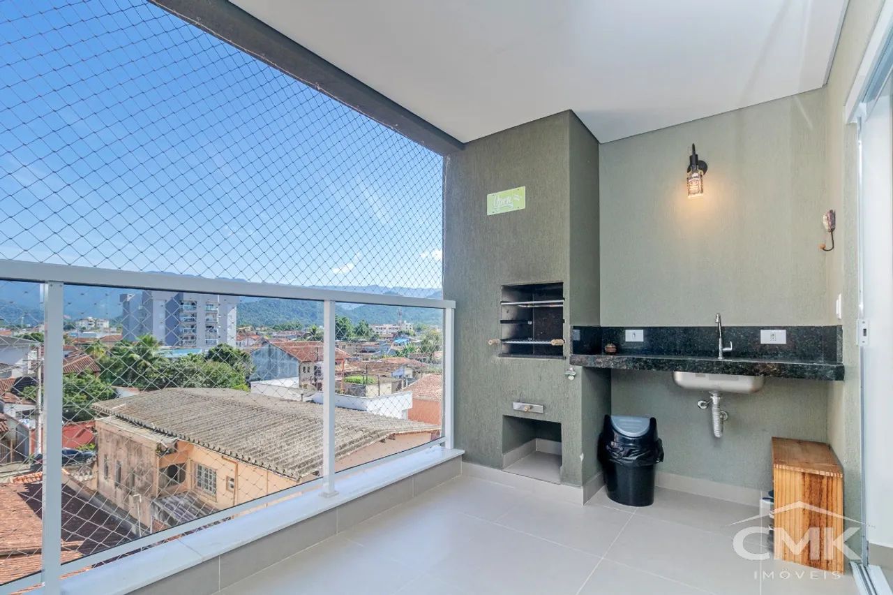 Apartamento 91m² Varanda Gourmet e Piscina na Cobertura Edifício Manaus Umuarama Ubatuba