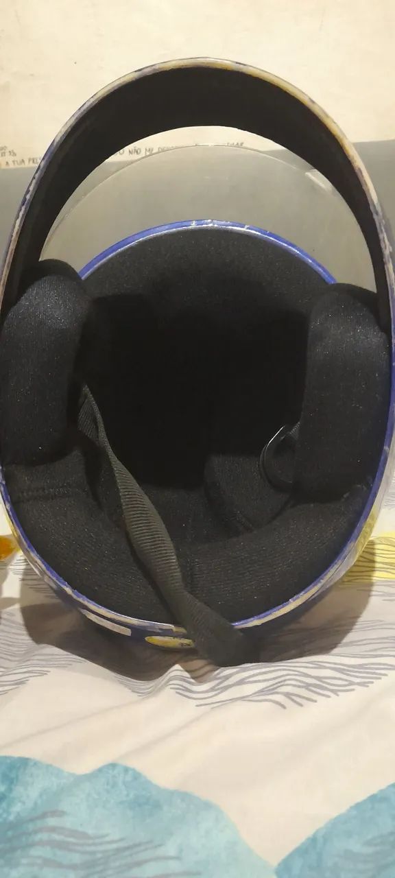 Capacete ONE Azul Tamanho G - Com Viseira e Inmetro - Foto 2