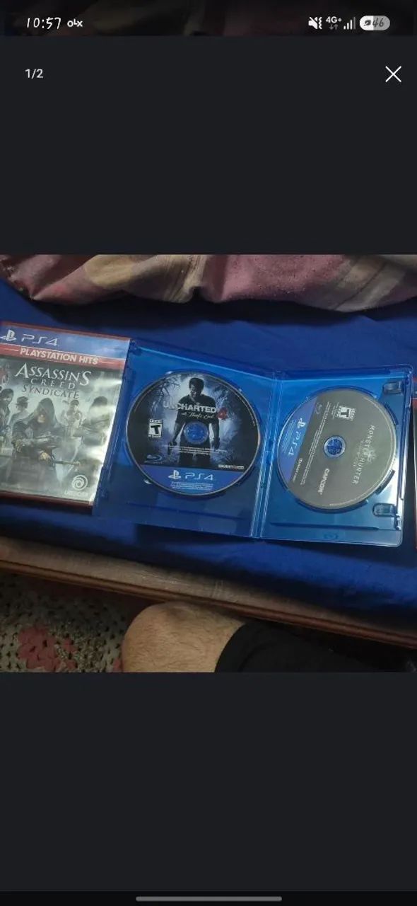 PS4 Slim + 6Jogos  e 2 controles  - Foto 3
