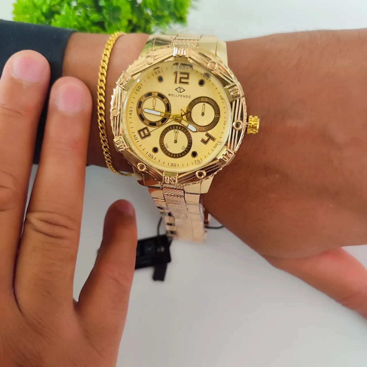 Relógio Masculino Resistente a Água Entrega Rápida Produto Novo - Foto 5