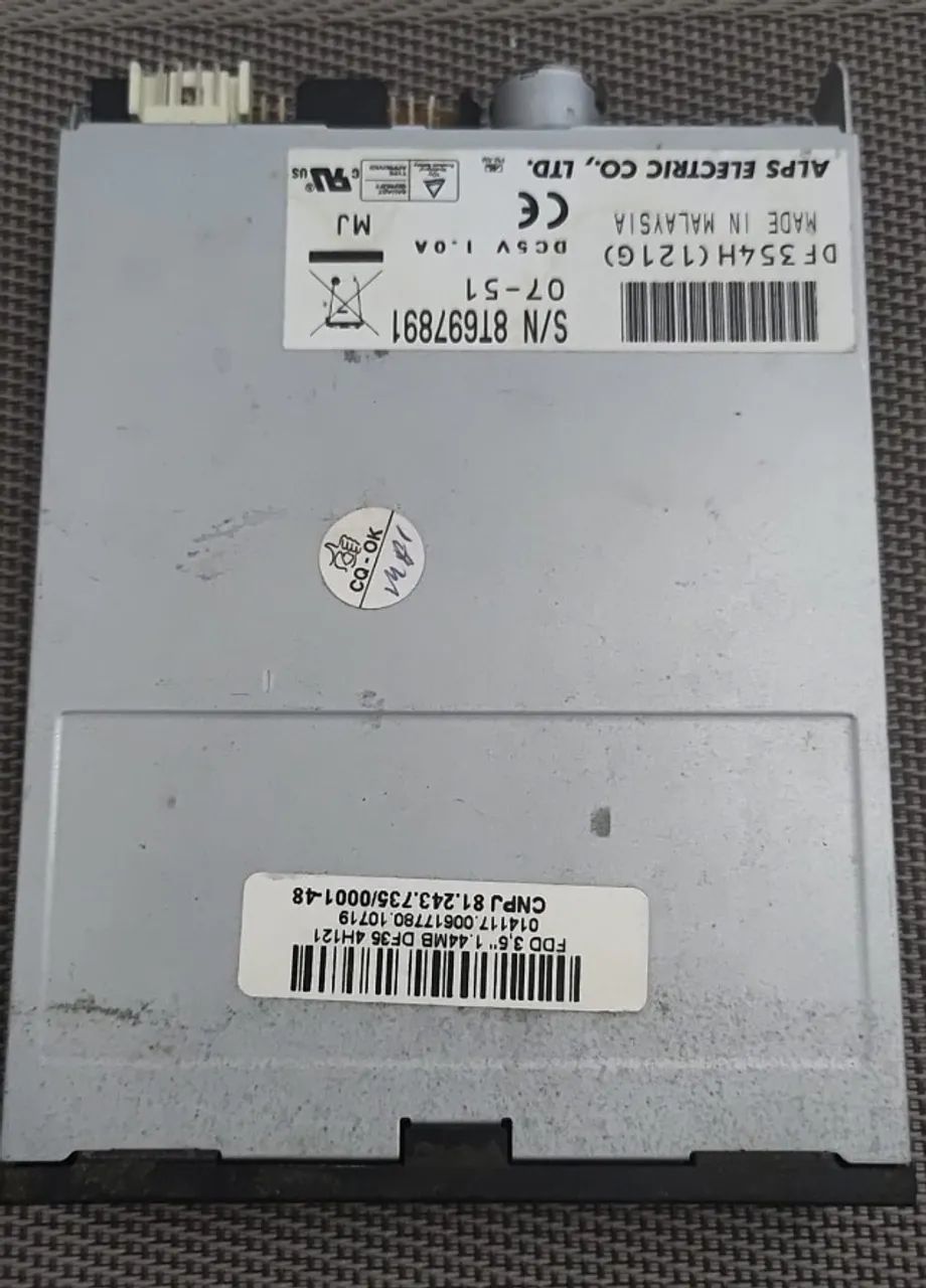 Driver Disquete 3.5 Floppy Driver preto (USADO) - Foto 4