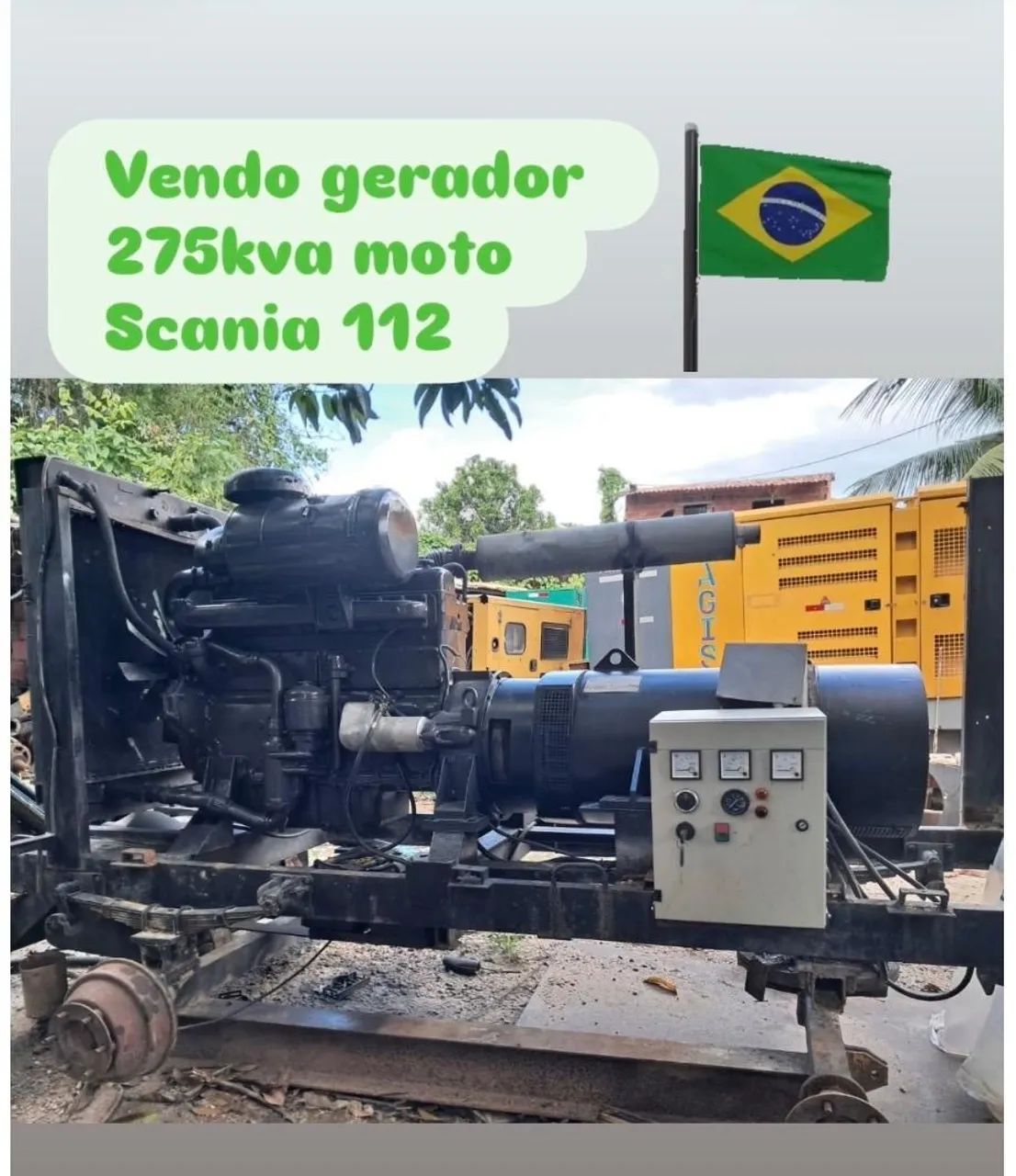 Gerador 275 kva