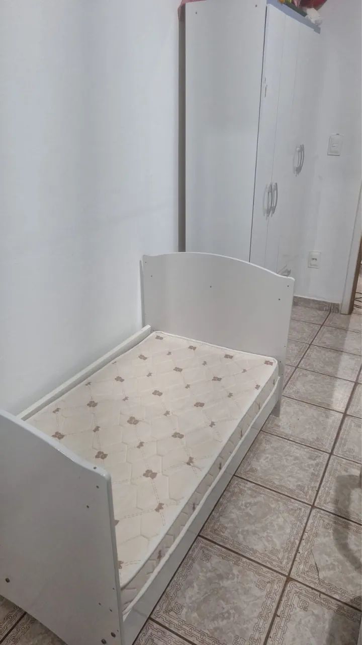 Caminha infantil 1.30 X 70 ( era berço virou cama colchão novo  - Foto 3