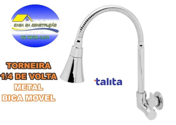 TORNEIRA BICA ALTA GIRAT PAREDE TALITA 1174