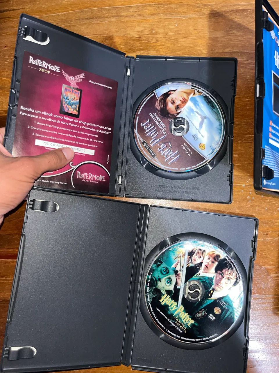 4 DVDs Originais Harry Potter + cards exclusivos - DVD, Blu-Ray e