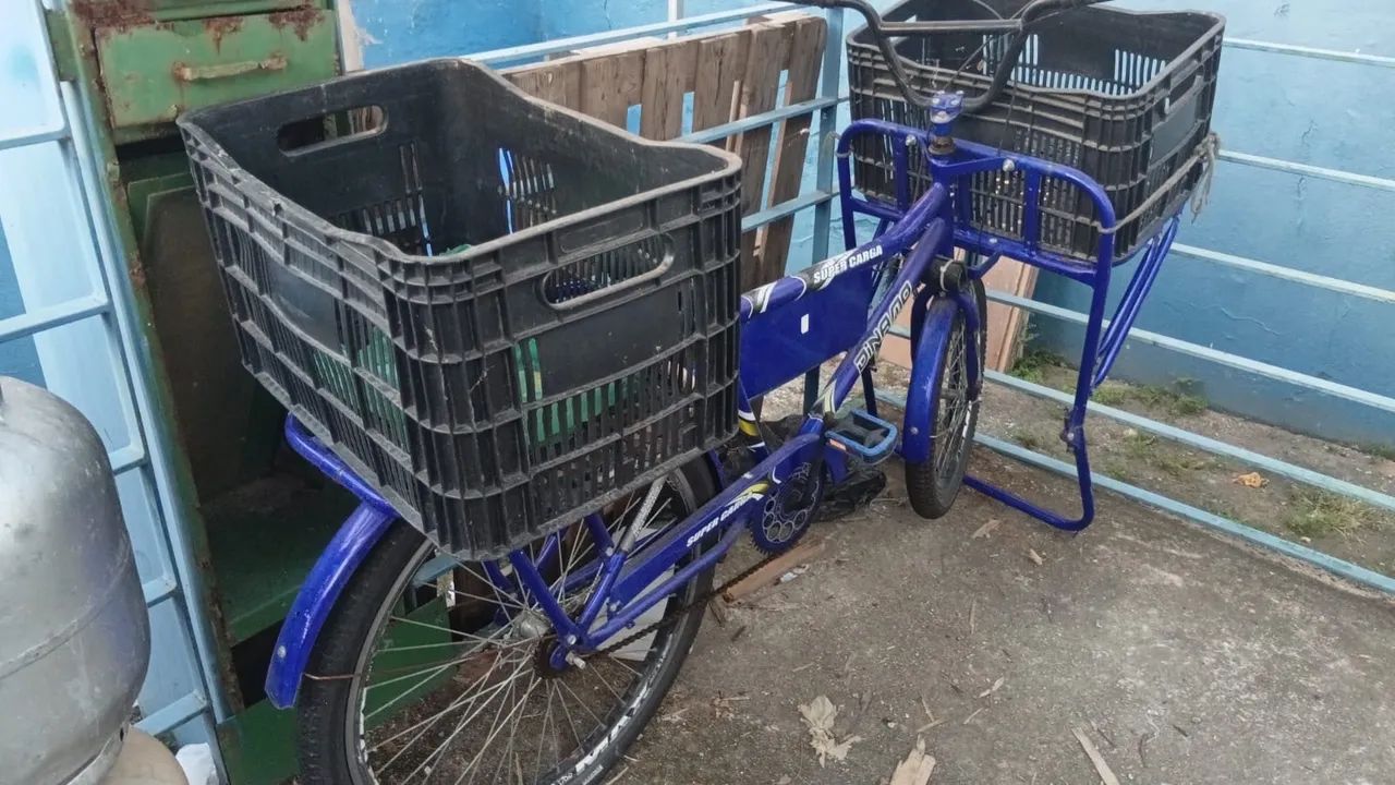 Bicicleta de carga boa 