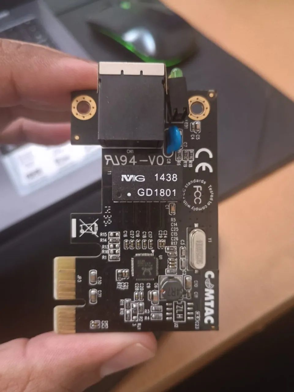 Placa de rede Ethernet PCI Express (PCIe x1) - Foto 2
