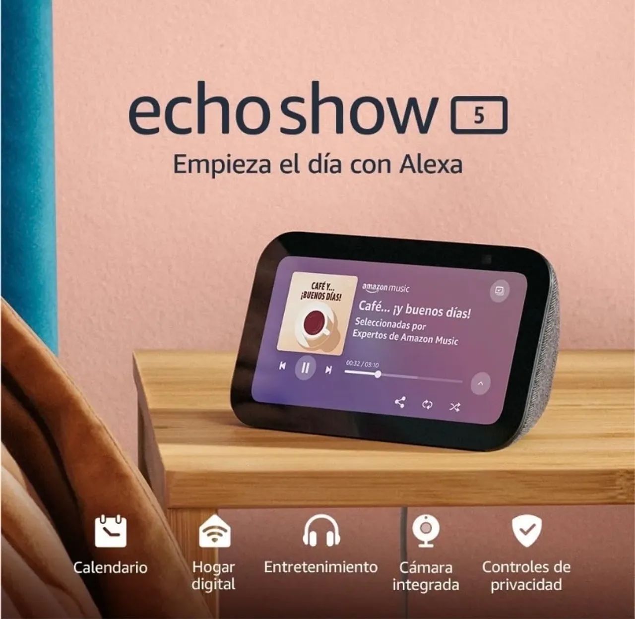 Alexa echo show 5g com tela , instalada e configurada  - Foto 3