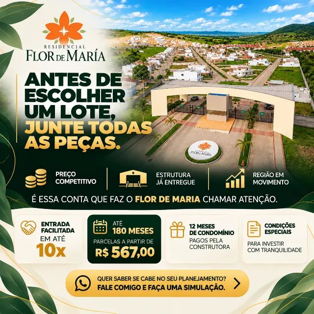 Lotes à venda no Condomínio Flor de Maria - Foto 5
