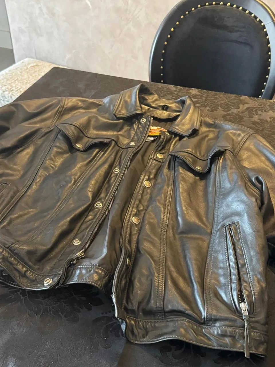 JAQUETA COURO LEGÍTIMO HARLEY DAVIDSON  - Foto 4
