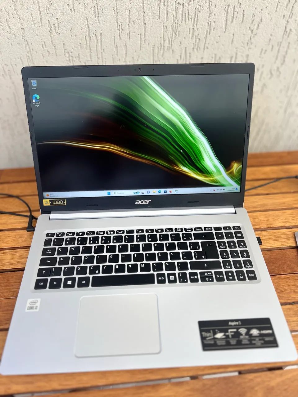Notebook ACER Aspire 5-i3 10ª/8G RAM/SSD Nvme 256G/FULL-HD
