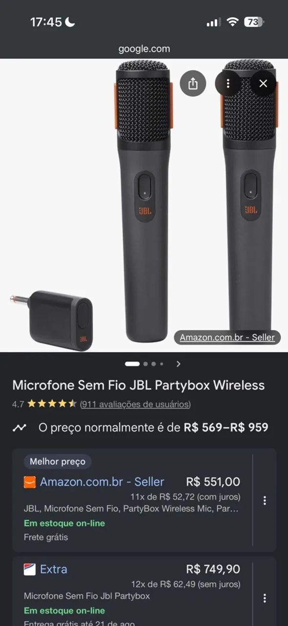 Microfone JBL PartyBox - Foto 5