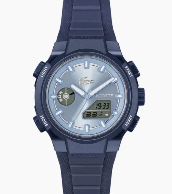 Relógio Lacoste feminino LC33 azul