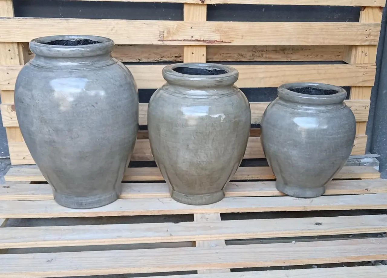 Kit Vasos de cimento - Foto 2