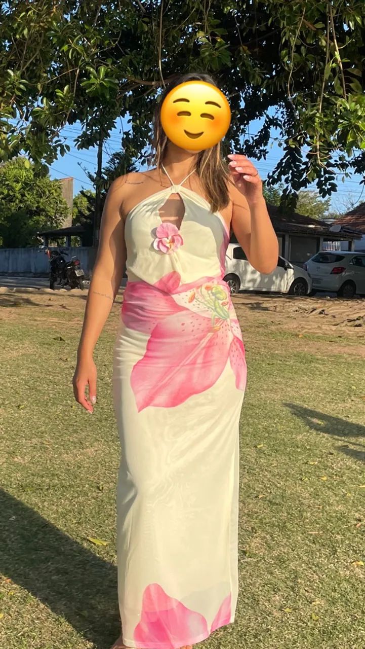 Vestido longo floral  - Foto 2