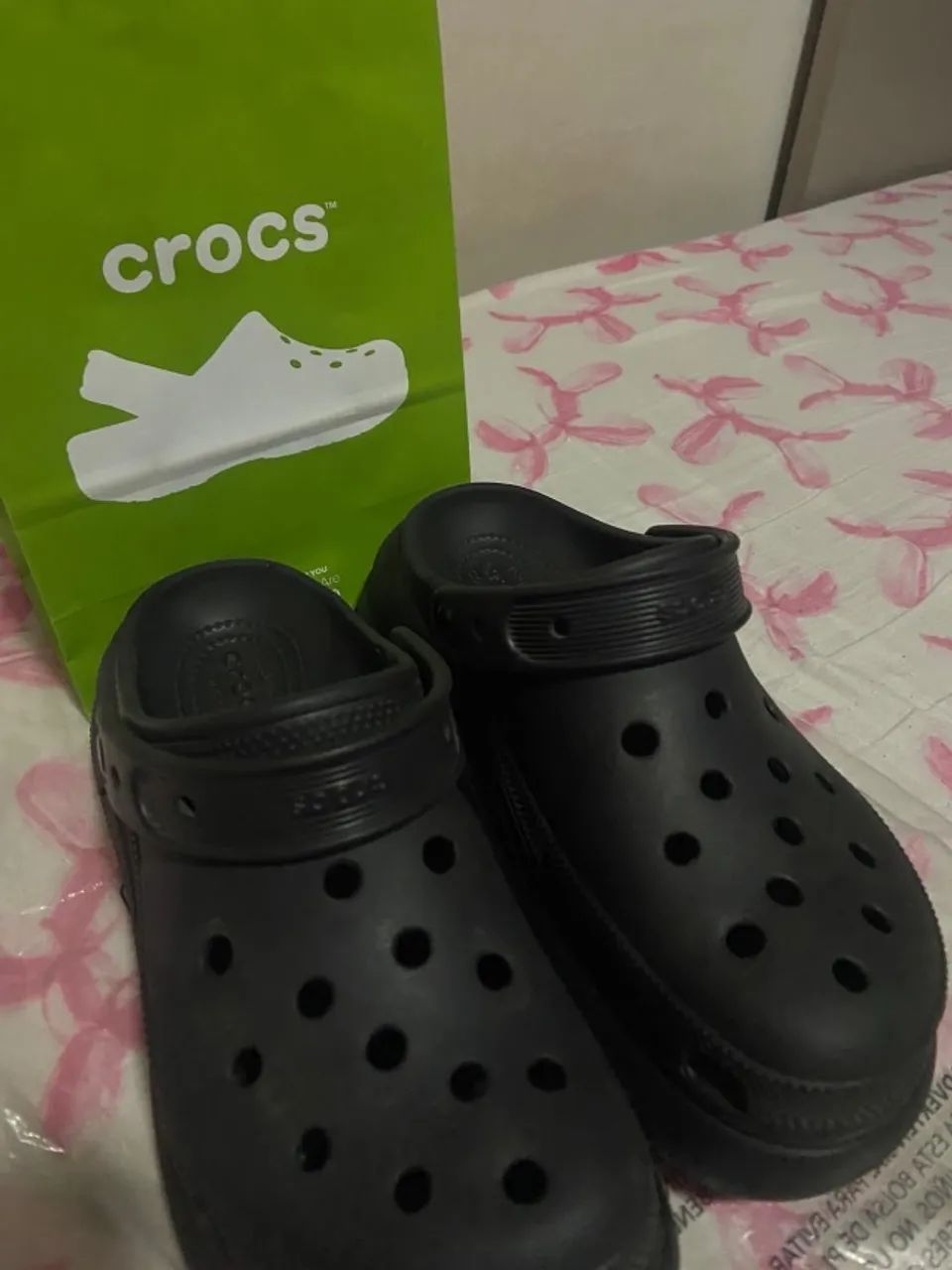 Crocs original plataforma preto - Foto 4