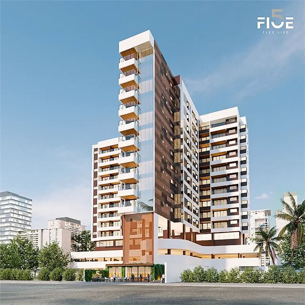 Apartamento 1 Quarto no Edifício Five - Ponta Verde