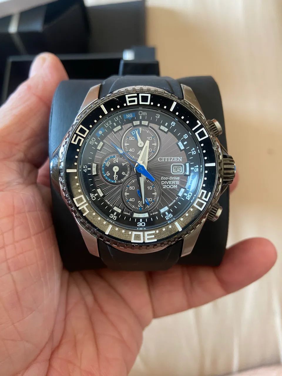 Relógio Citizen Aqualand Eco Drive Bj2110-01e - Foto 2